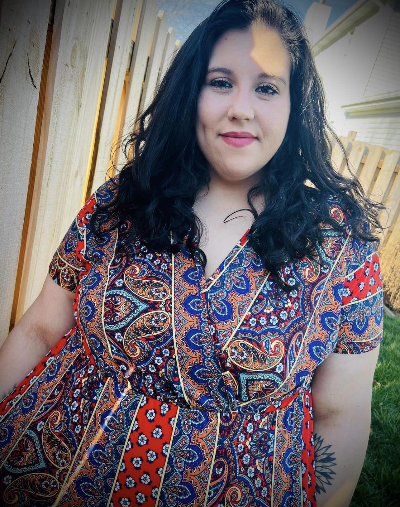 Boho Paisley Dress