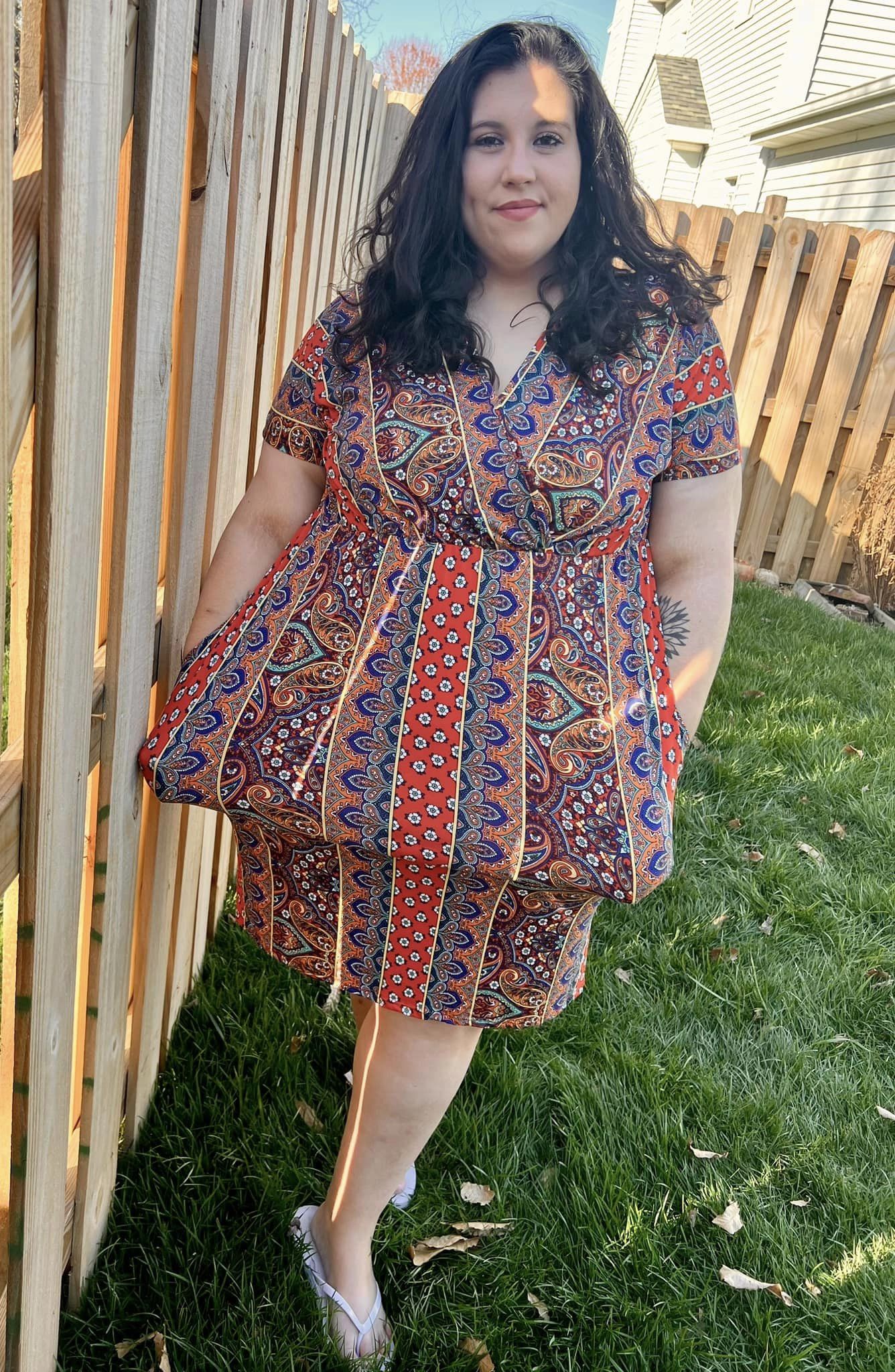 Boho Paisley Dress